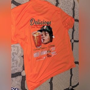 Delicious cool orange shirt T